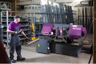 Meddins production — metal blank machine