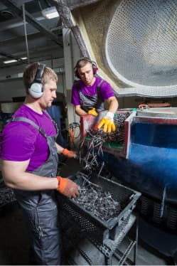 Meddins production — batch quality control