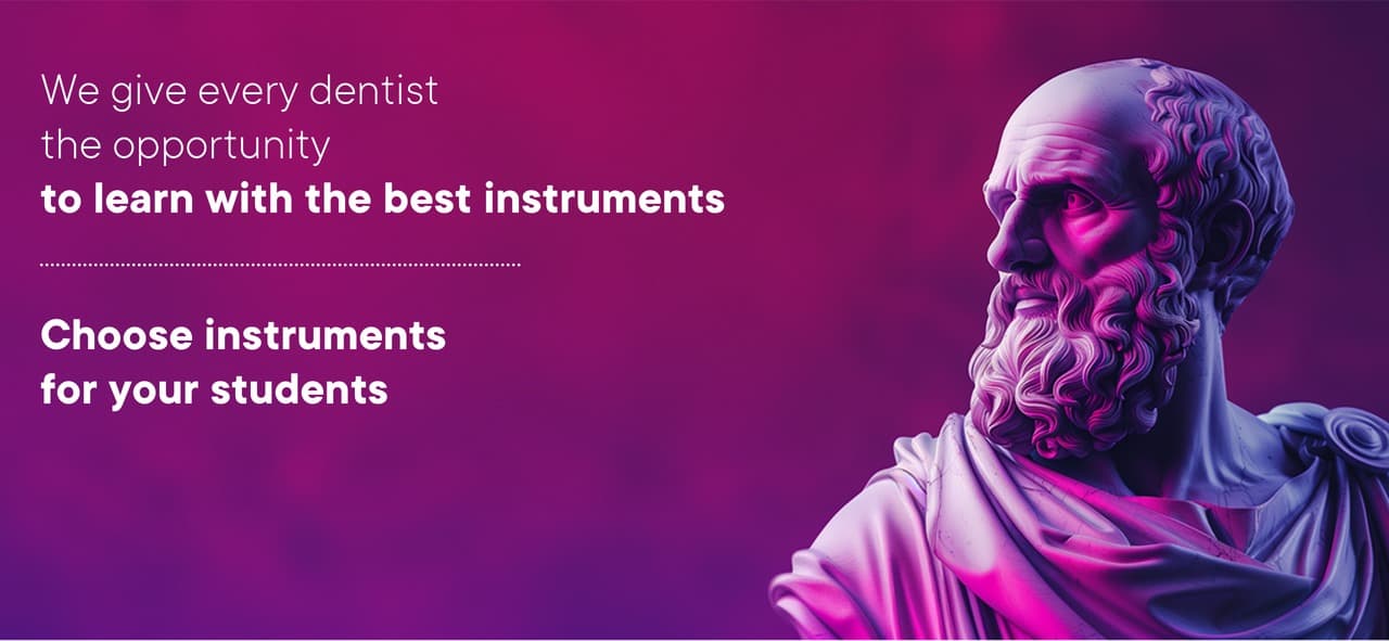 We give every dentist the opportunity to learn with the best instruments