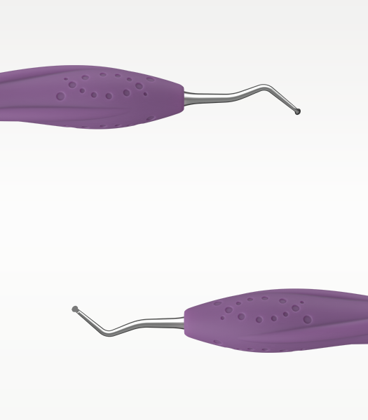 Excavators with silicone handles