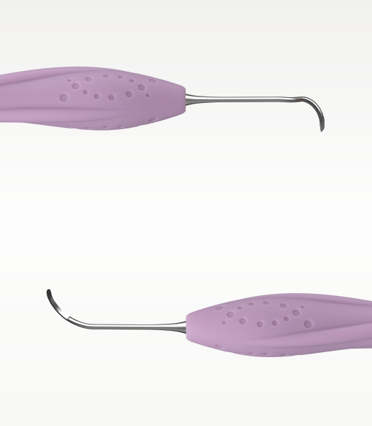 Modelling instruments with silicone handles